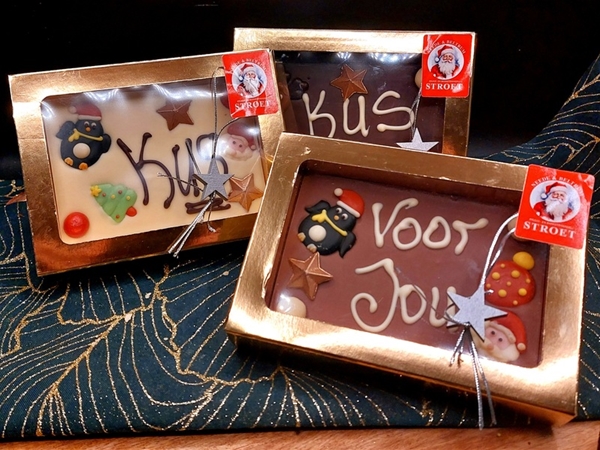 Kerst Kaart van Chocolade Klein